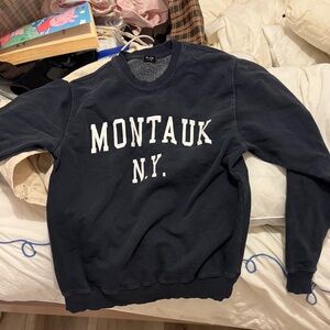 Brandy Melville Montauk N.Y. Navy Sweater